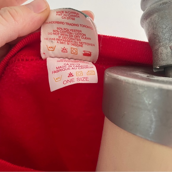 Vtg oversized long sweatshirt nightgown - Picture 6 of 6